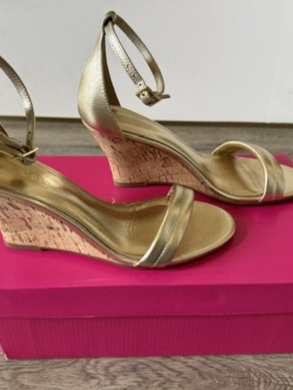 Lilly Pulitzer Cork Wedges - Picture 3 of 5